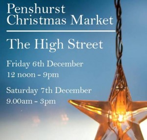 Penshurst Christmas Market poster