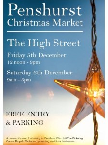 Penshurst Christmas Market Poster